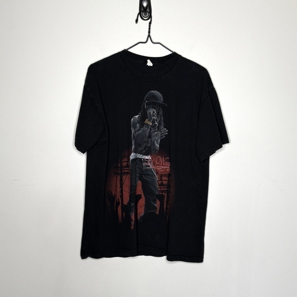 Lil Wayne Americas Most Wanted 2009 Concert Band T Shirt - Picture 2 of 6